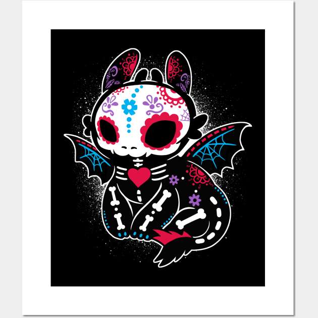 Calavera fury Wall Art by NemiMakeit